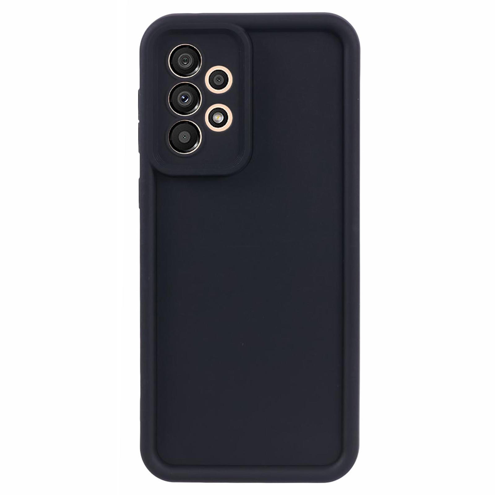 

For Samsung Galaxy A33 5G TPU Case Concave Lens Protection Phone Cover Black