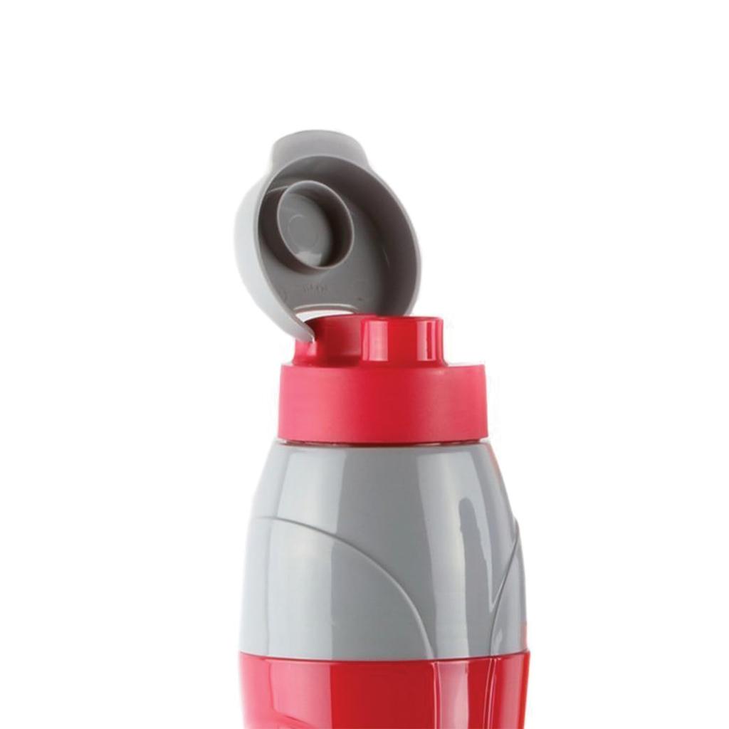 Leak Proof Plastic Sports Water Bottle For Gym Travel School Use With Strap And Flip Cap | Compact Handy Design | 720Ml Each | Set Of 2