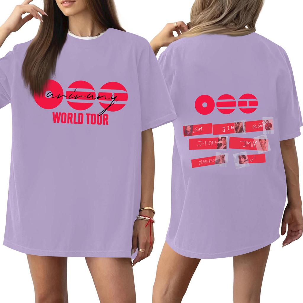 Women's Casual Letter Print Short-sleeved Top T-shirt