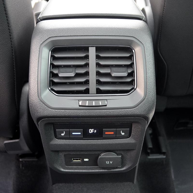 

Задняя розетка кондиционера A/C, вентиляционные отверстия для кондиционера, зажим для ремонта, комплект для VW Tiguan MK2 2017 2018