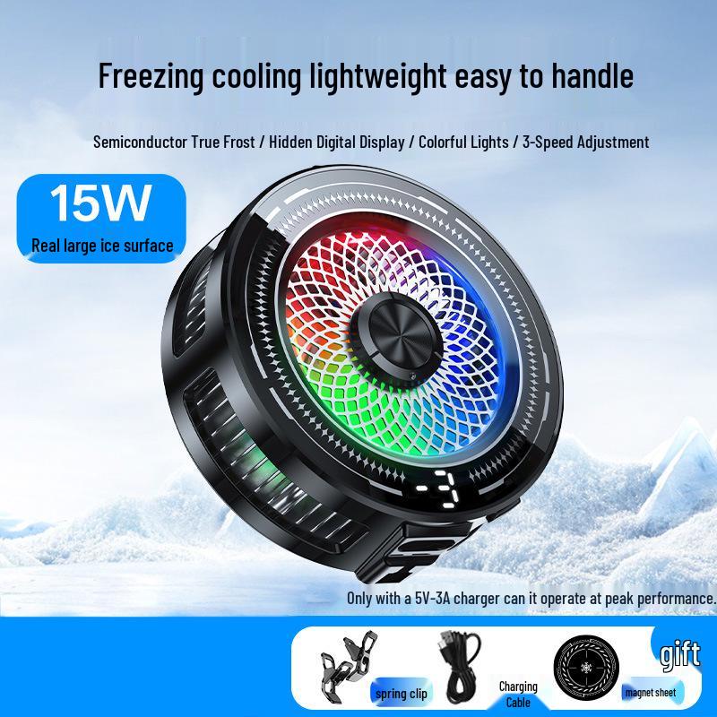 GT20 Magnetic Back Clip AI-Controlled Semiconductor Phone Cooler
