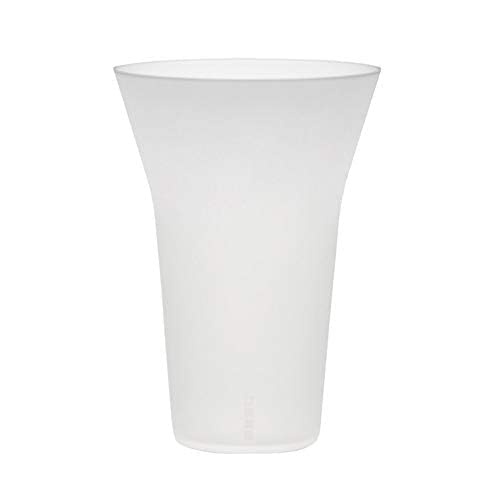 Wired Beans Lifelong Tumbler 240ml Thin Blown Glass Set of 2 (360ml Frosted Glass Set of 2) in a Cedar Box