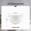 Nordic Underglaze Ceramic Rice Bowl
