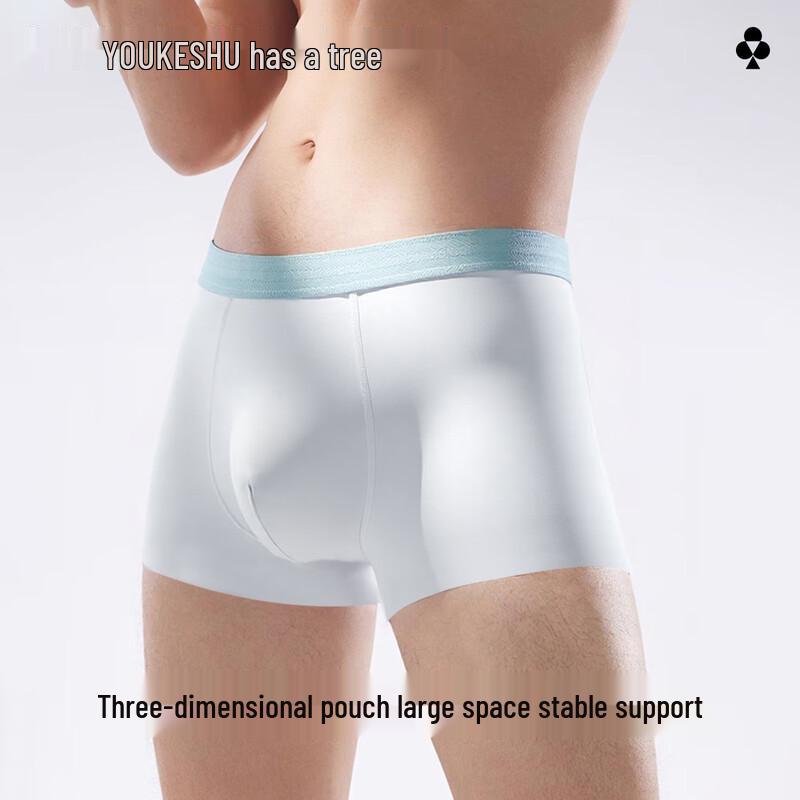 Herren Eis-Seide Antibakterielle Schnelltrocknende Boxershorts