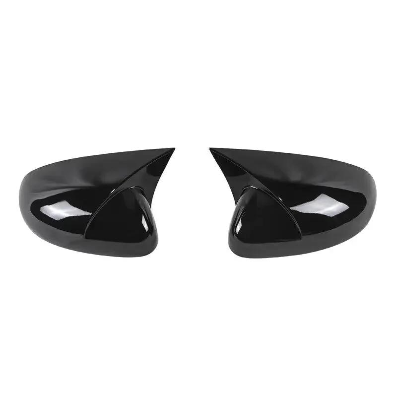 

For Honda City ABS Car Rearview Side Mirror Cover Wing Cap Exterior Door Housing Shell Trim Adhesive Sticker Gloss Black