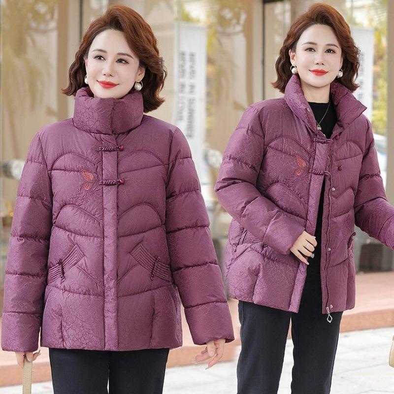 Winter padded jacket loose women's clothing thickened padded jacket on clothes