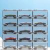 Car Toys  Transparent Dustproof Carro Model Collection Display Combinable Shell Acrylic Storage Box For Boys Gift