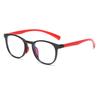 7339 Occhiali Piani Moda Anti-Luce Blu per Bambini e Bambine, Nuovi Occhiali con Montatura Carina a Forma di Bambino, Occhiali per Bambini