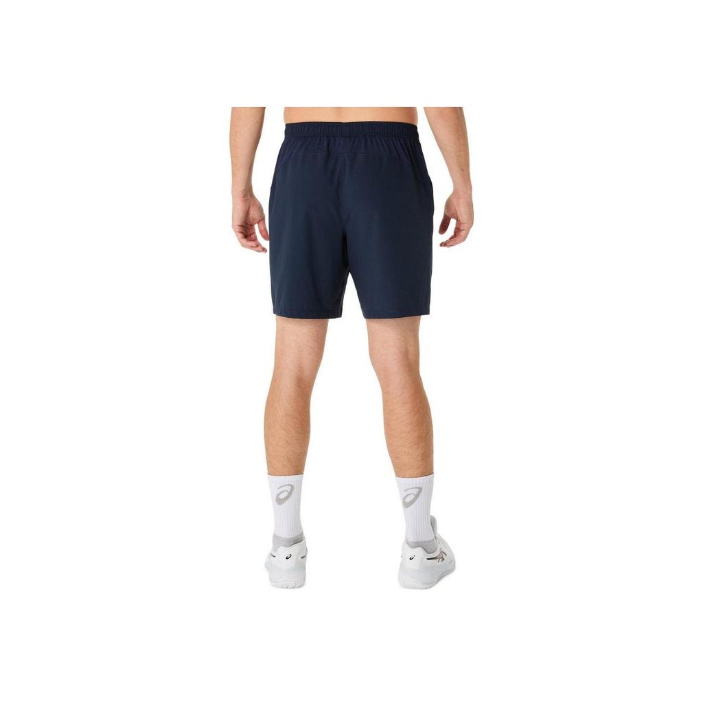 Asics Tennis Series Quick-Dry Breathable Lightweight Stretch Logo Sports Shorts Men Shorts Dark-Blue 2041A343-400