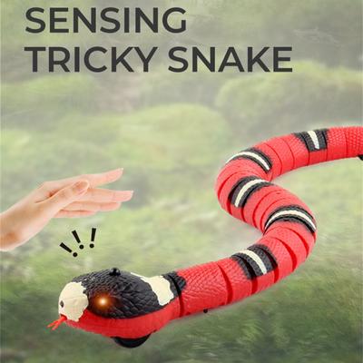 Smart Sensing Snake Toys Electric Interactive Toys For Cats USB Charging Accessories For Pet Dogs Game Play Toy