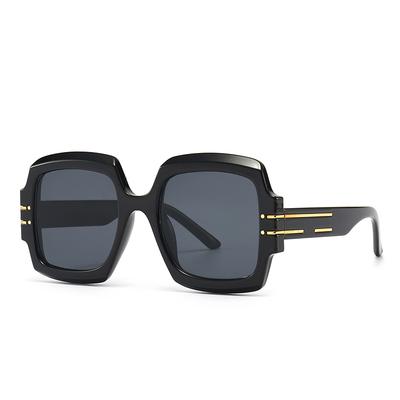 Cross-Mirror Export Neue Moderne Retro Quadratische Fassung Sonnenbrille Ins Stil Street Photography Bekannte Marke Sonnenbrille Lh004