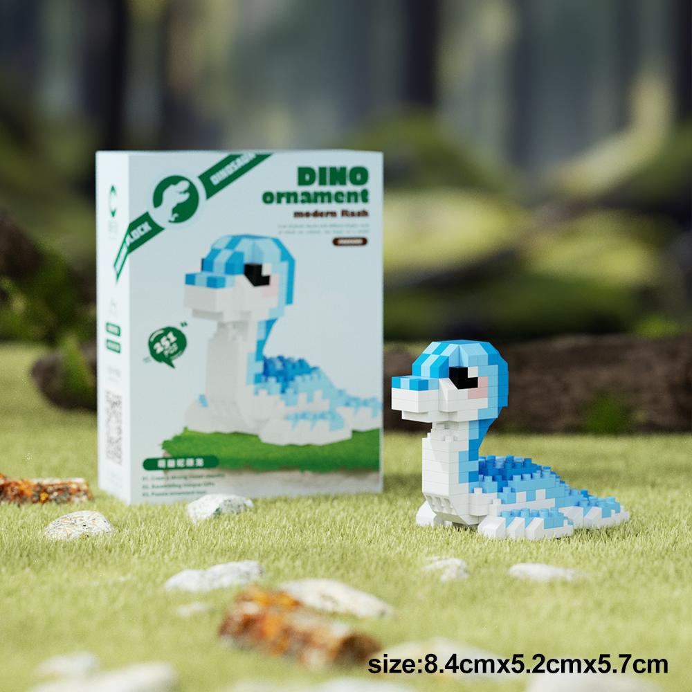 

Dinosaur Micro Building Blocks Educational Construction Set DIY Block Assembling Home Decoration Toys Christmas Gifts for Kids