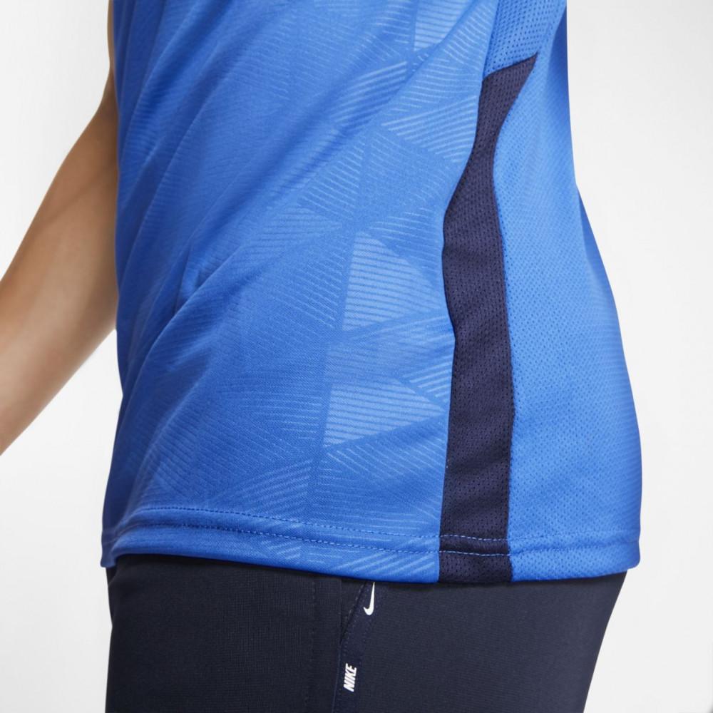 Nike Sports Casual Football Short Sleeve Breathable Polo Shirt Men Tops Blue BV6725-463