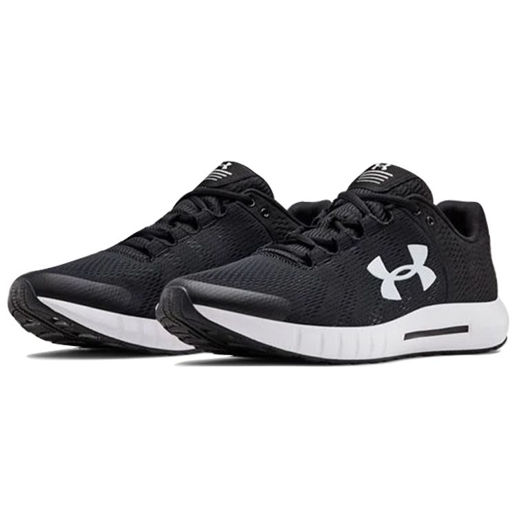 Under Armour Micro G Pursuit Bp Men's Black White Running Shoes 3021953-001