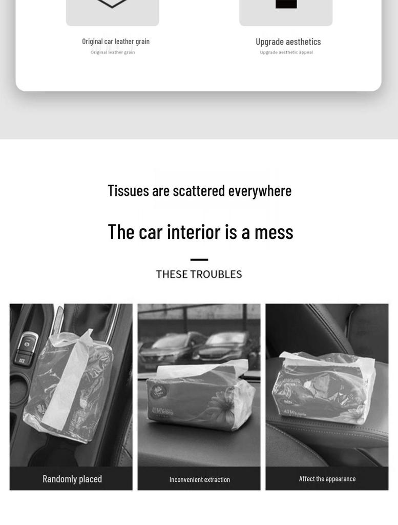Citroën Versailles C5X Taschentuchbox für Autos: Zubehör für C3L, C3XR, C4L, C6 Aircross