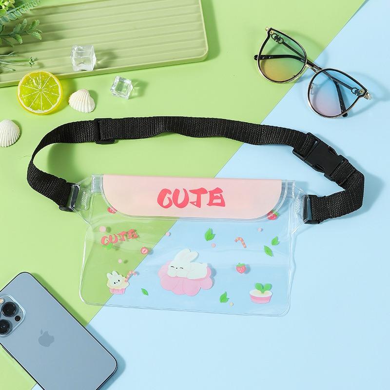 Mobile Phone Waterproof Bag, Diving, Rafting, Swimming Touch Screen Waterproof Bag, Mobile Phone Case, Storage Waist Bag