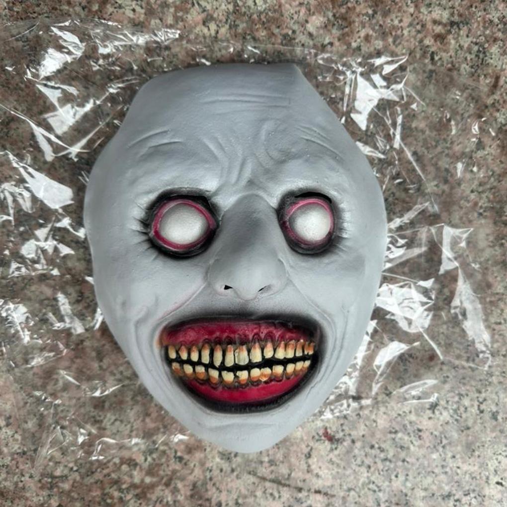 Griezelig Halloweenmasker Voor Afschrikwekkend Effect Gemaakt Van Vinyl Onderdompelen Om Geur Te Verwijderen Masker Halloween