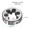 uxcell Round Threading Die, 1-16 UNS Right-Hand Threading Fixing Die, Alloy Tool Steel Tapping Repair Tool