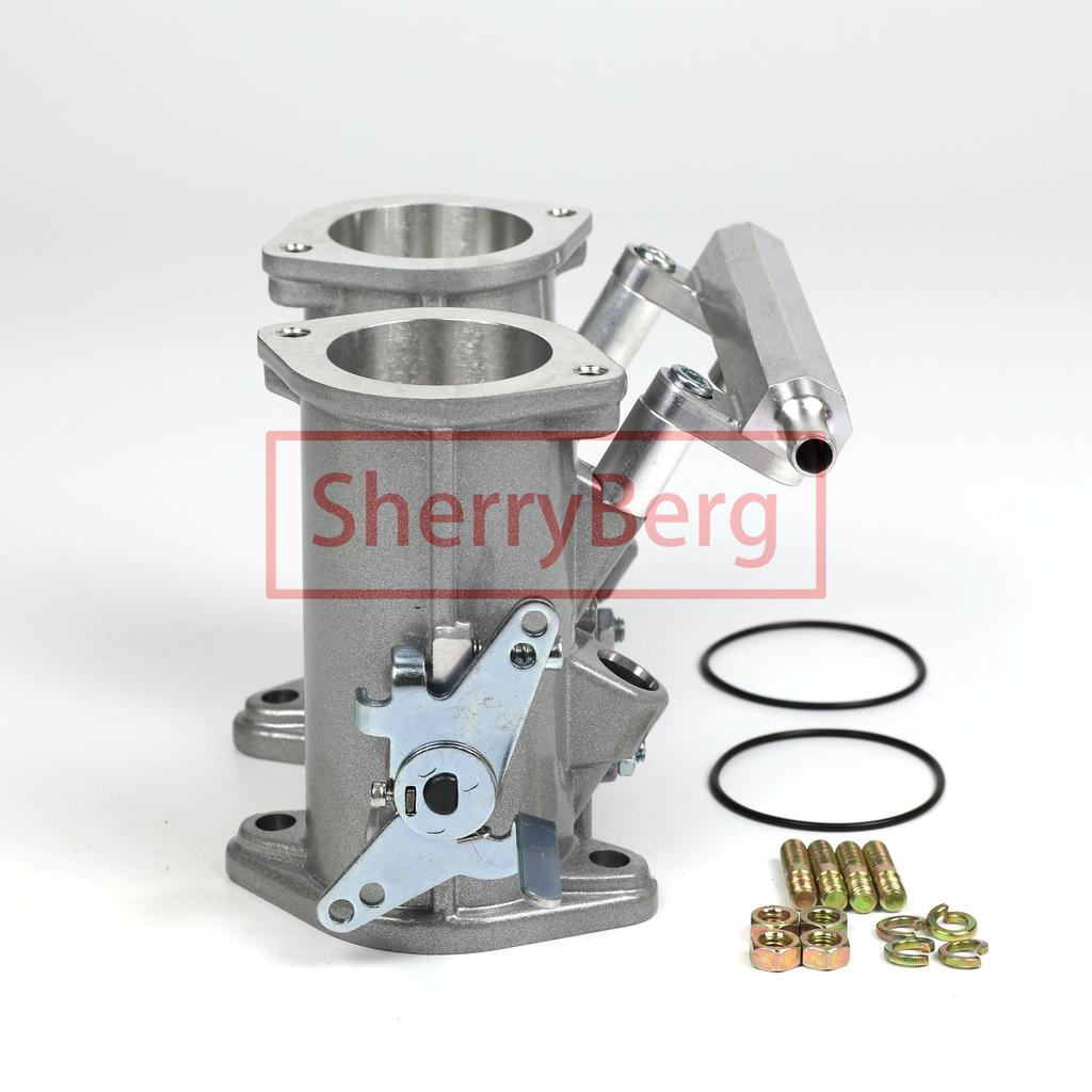 SherryBerg Direct Throttle Body Injection ITB replacement for Jenvey Weber DCOE and Dellorto DHRLA carburettors. 112mm Height