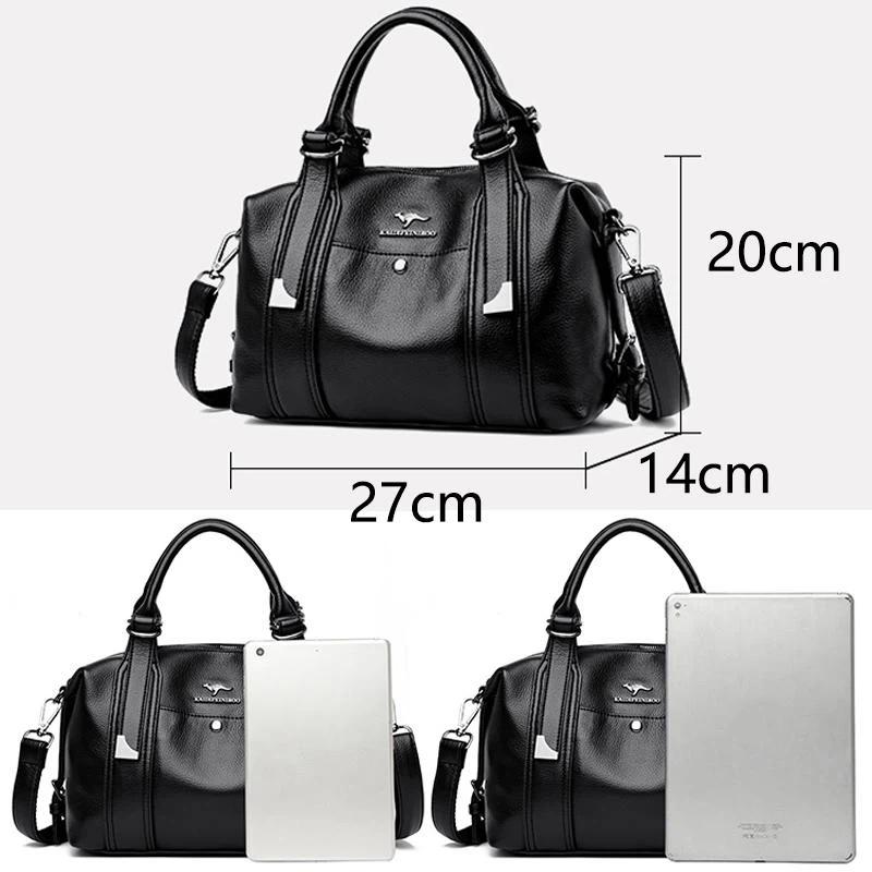 Bolsas de Mão de Luxo com Alça Superior Bolsas Femininas Marca de Designer Bolsas de Ombro Grandes para Femininas 2025 Bolsa Tote Casual de Couro PU da Moda para Senhoras