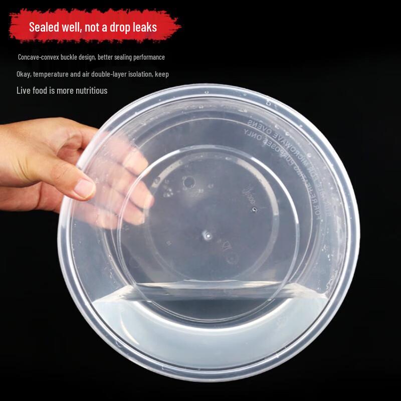 

Saikeyou Disposable Transparent Plastic Takeaway Containers