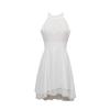 New Chiffon Midi Dress | Off-Shoulder Sleeveless W/ Ruched Waist - Solid Color Elegant Bodycon Dress for Evening & Cocktail (Slim Fit)