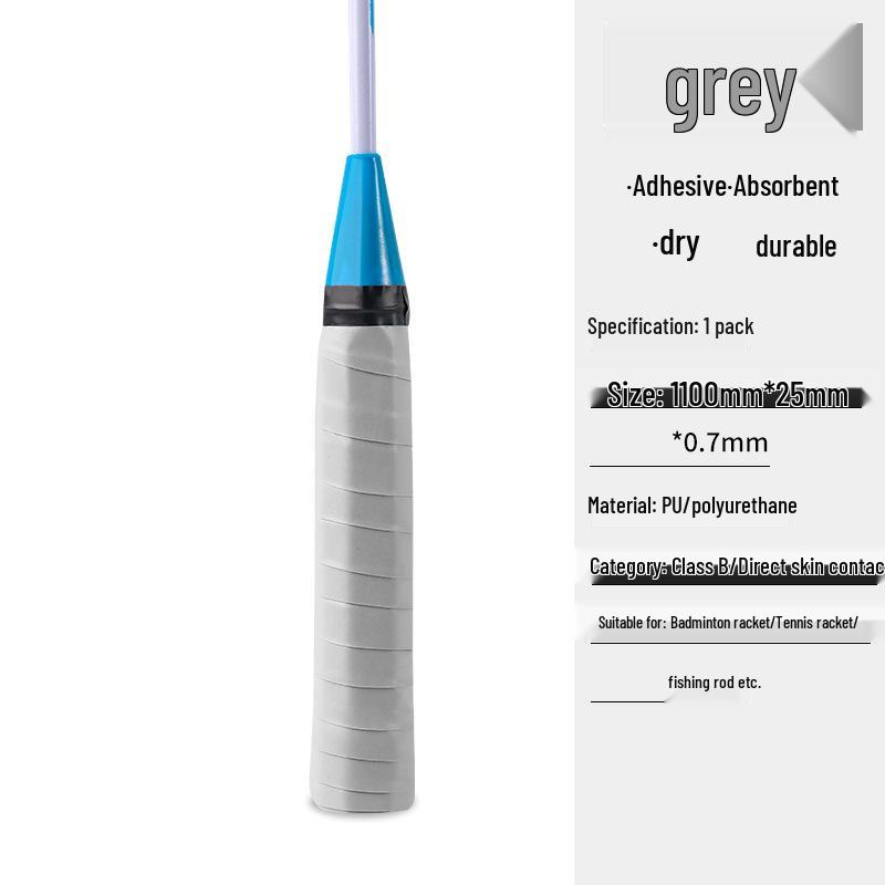 Stoßdämpfendes Badminton-/Angel-Griffband: Rutschfest, Schweißabsorbierend & Verdickter Griffwickel