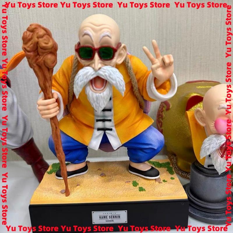 17cm In Stock  Jt Toys Anime Figures Master Roshi Figures Kame Sennin Statue Collect Model Desk Ornament Gift Toy