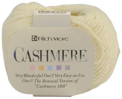 HAMANAKA Richmore Kaschmirwolle, dick, weiß, 20 g, 92 m, 5er-Set, Knäuel, 3142, Col.101, ca.