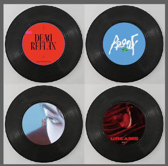 Custom NFC Vinyl Record Coaster Magnet - Unique Music Wall Decor & Gift