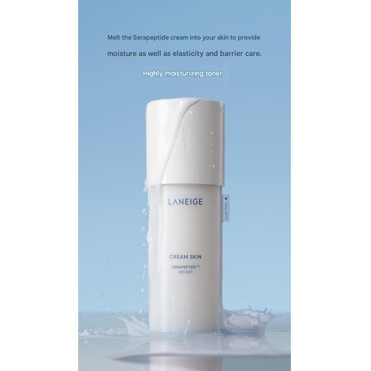 LANEIGE Cream Skin Cerapeptide , Zincpeptide (170ml, 50ml, Refill 130ml, Refill 170ml ) (15 Options)