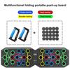 Foldable Push-up Board with Anti-Slip Grips Smart Counter Strong Load-bearing Push-Up Bar Abdominal Muscle Training Equipment