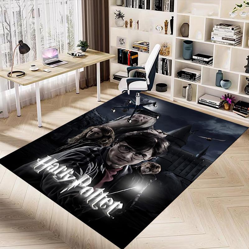 1pc Harry Potter Carpet, for Home & Office Decor, Desk Chair Carpet, Festive Gift,Conference Room CarpetL1118