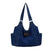 Women's Large Capacity Japanese Style Casual Denim Tote Bag