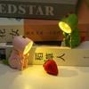 Creative Mini Led Desk Lamp Cartoon Folding Table Lamp Kids Room Bedroom Reading Book Light DIY Desktop Ornament Holiday Gifts