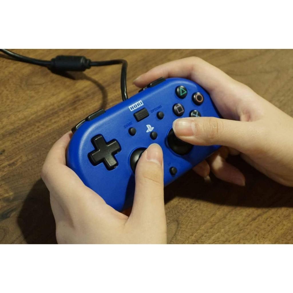 Refurbished Wired Controller Light for PS4 (Blue) [Compatible with PS4] [Sony Licensed Product]