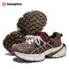 Baasploa Women Walking Shoes Mesh Breathable Casual Sneakers Female Fashion Height Increase Chunky Sneakers Retro Sport Shoes