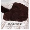 Warme Woll-Halbfinger-Fahrradhandschuhe Mit Klappbarem Oberteil Unisex Winter-Fahrradbekleidung DZ07