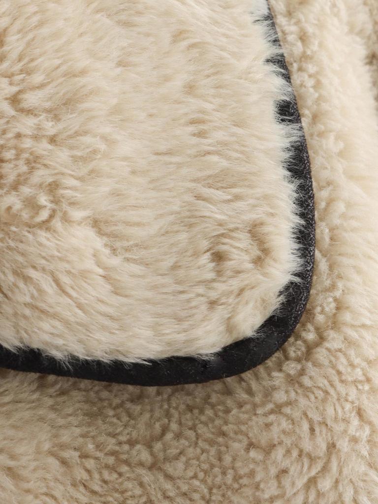 2024 Winter European & American Style Versatile Big Lapel Loose Long Leather and Fur Coat