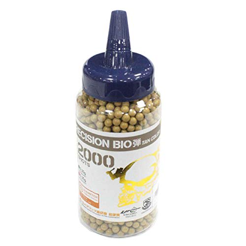 S&T New Precision BBs, Bio Bullets, 0.25g, Approximately 2000 Rounds (Tann) NSTBBB025ST