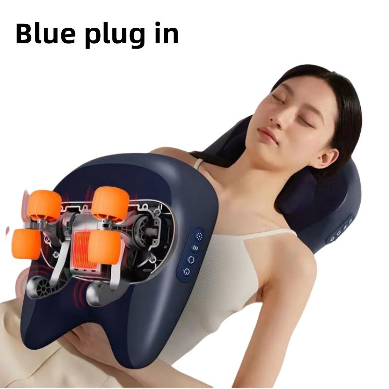 

Трапециевидная мышца Массаж Портативная подушка Беспроводной электрический домашний массажер Нагрев Талия Шея Нога Шейный 3D Шиацу Разминающая подушка AU