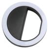 Selfie Ring Light 360 Degrees Lighting Soft Glareless Light 0.4in Thick Clamp Widely Used Mini Ring Light for Live