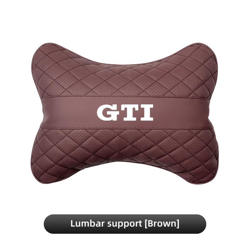 Car Seat Head Support Cushion Lumbar Pillow Interior Accessories / Hub Cap For VW R Golf Touran Octavia Motion GTI Polo Auto MK7