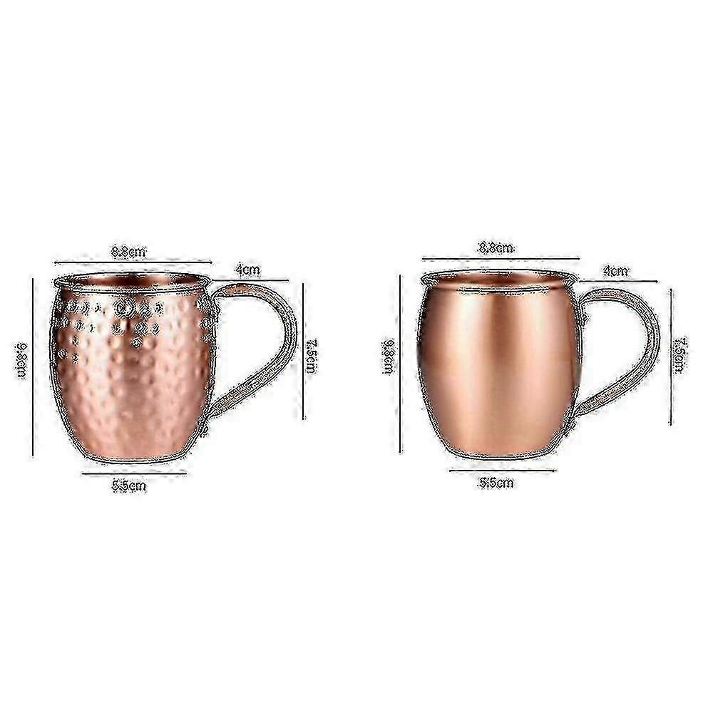 Drum Style Copper Mug 530ml for Moscow Mule Serving Hwy