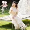 Fuluomi Girls' New Chinese Style Elegant Dress