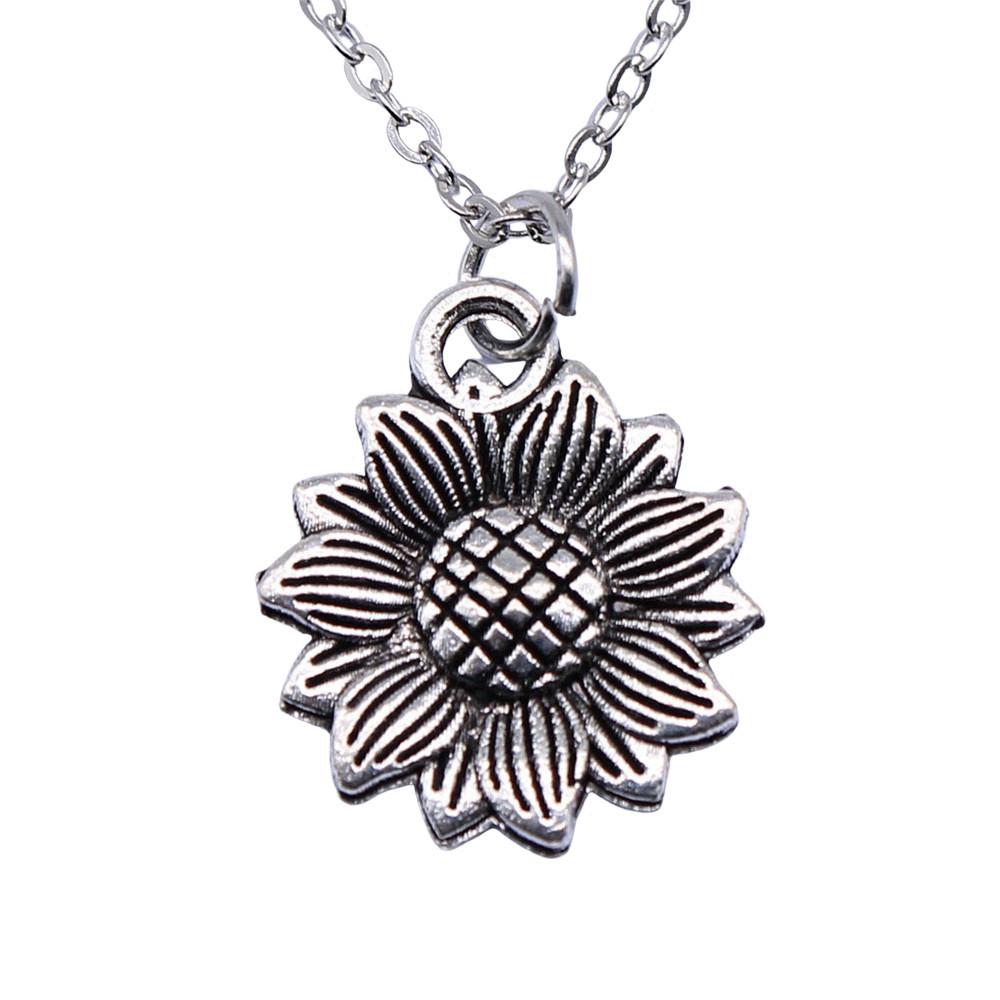 Tree Of Life Pendant Heart Necklace Nature Love Symbol Jewelry 40cm Short Chain