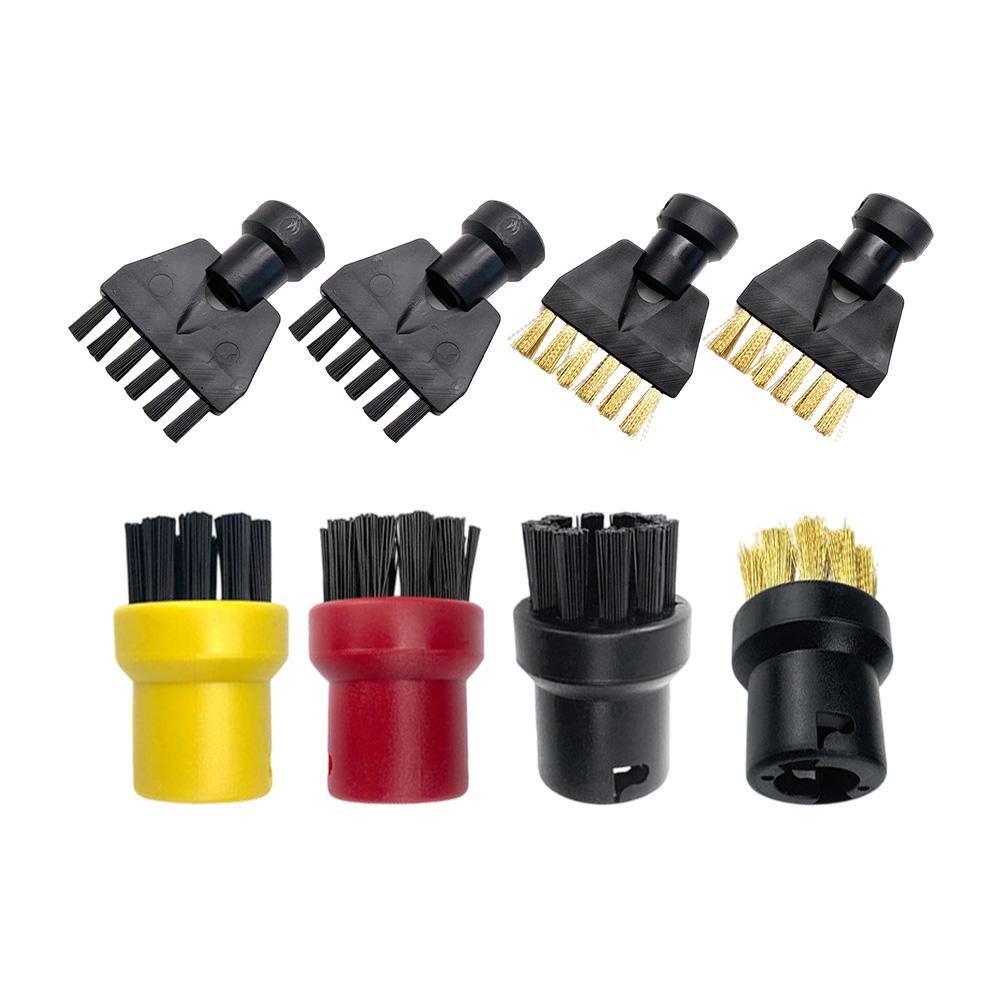 Dampfreiniger Bürstenset 8 Stück Kompatibel mit Für Kärcher SC1 SC2 SC3 SC4 SC5 zur Reinigung von Fliesen Armaturen Spülen und Toiletten