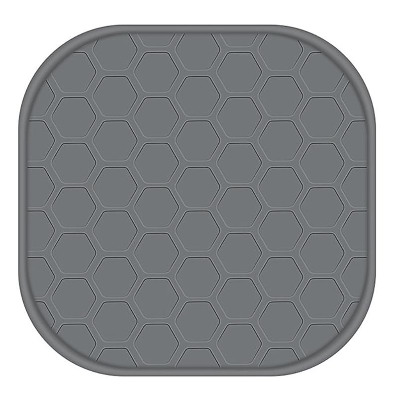 Slip Resistant Flexible Heat Resistant Pad For Hot Air Cooker Protects Worktop From Extreme Warmth Up To 450F