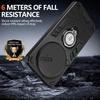 Hybrid Armor Shockproof Case For Honor X9D X70 Magic 8 Lite Sliding Window Metal Ring Holder TPU Frame Plastic Back Cover Fundas