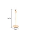 Metal Candle Holders Flowers Vase Candlestick Centerpieces Luxury Candlestick Wedding Props Christmas Decoration